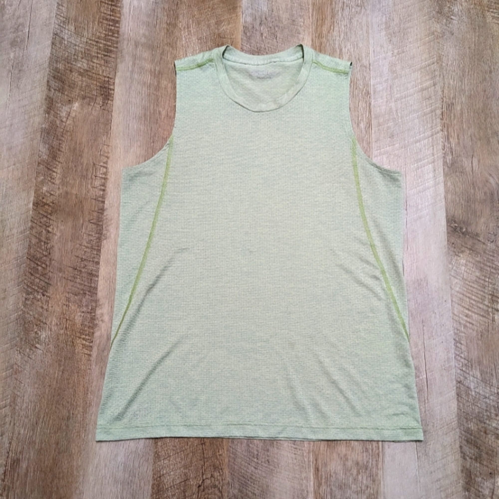 Outdoor Voices Light Green Sleeveless Active Top